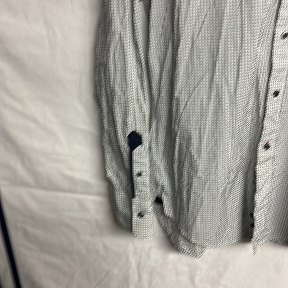 EMPORIO ARMANI Men’s Cross Striped Long Sleeve Button Down Shirt Size XXL - Picture 5 of 7